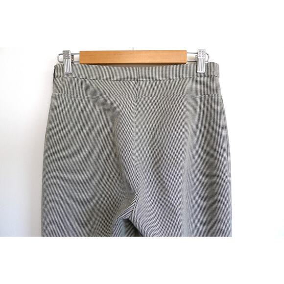 AKRIS PUNTO Mara Houndstooth Stretch Jersey Ankle Pintuck Trouser Pant 4 36 $495 - Picture 8 of 12